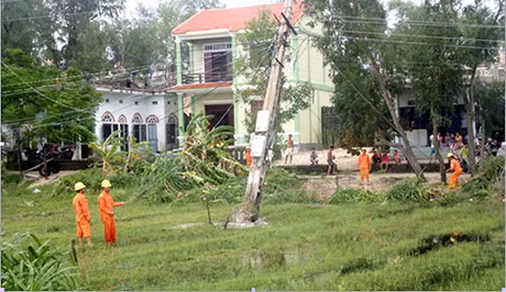 Các huyện miền Đông của tỉnh đã có điện trở lại