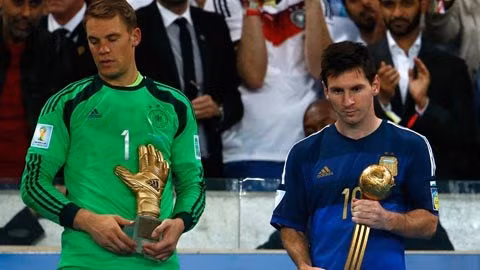Giải thưởng cá nhân World Cup 2014: Bóng vàng cho Messi, Giày vàng cho James Rodriguez