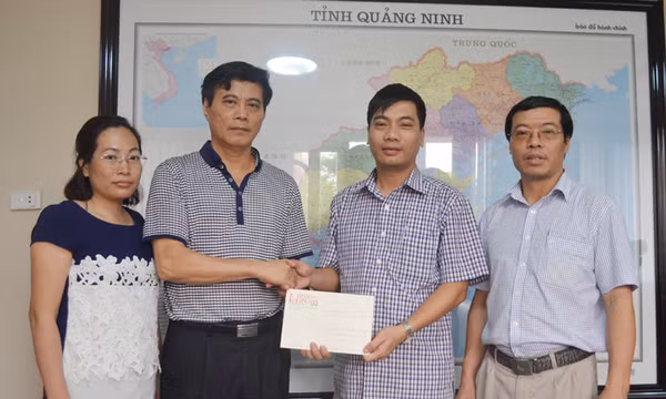 Quỹ Xã hội Từ thiện Báo Quảng Ninh tiếp nhận hỗ trợ ủng hộ nhân dân bị thiệt hại do mưa lũ