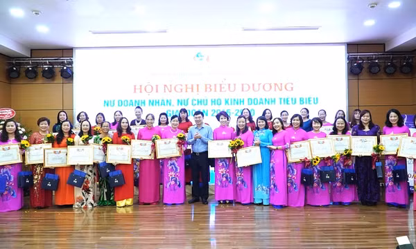 Biểu dương nữ doanh nhân, nữ chủ hộ kinh doanh tiêu biểu giai đoạn 2016-2020
