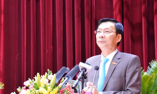 Phát biểu khai mạc kỳ họp thứ 5, HĐND tỉnh khóa XIII của đồng chí Nguyễn Văn Đọc, Bí thư Tỉnh ủy, Chủ tịch HĐND tỉnh