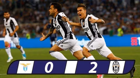 Hạ Lazio 2-0, Juventus đút túi danh hiệu đầu tiên