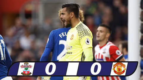 Chia điểm với Southampton, M.U thiết lập kỷ lục đáng quên