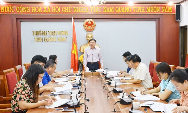 Thống nhất nội dung báo cáo giám sát về công tác quản lý thu NSNN trên địa bàn tỉnh