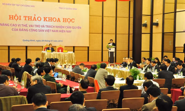 Hội thảo khoa học nâng cao vị thế, vai trò và trách nhiệm cầm quyền của Đảng