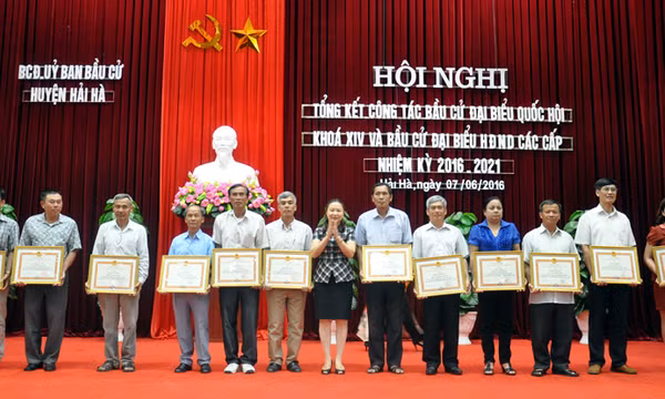 Hải Hà: Tổng kết công tác bầu cử ĐBQH khóa XIV và đại biểu HĐND các cấp