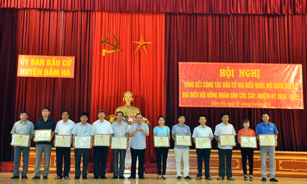 Đầm Hà: Tổng kết công tác bầu cử