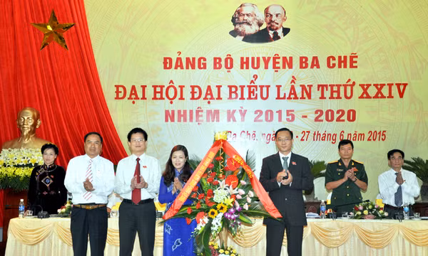 Đại hội đại biểu Đảng bộ huyện Ba Chẽ: Kiểm điểm kết quả thực hiện nhiệm vụ nhiệm kỳ 2010-2015