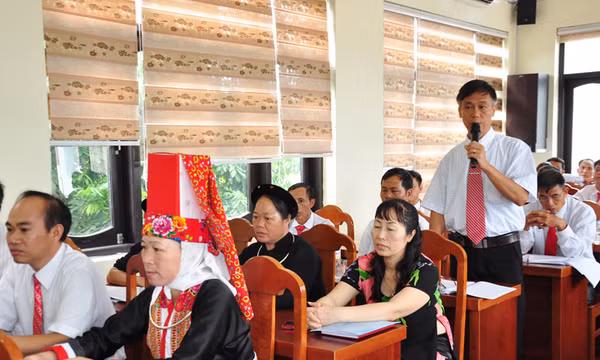 ĐH Đảng bộ huyện Bình Liêu: Thảo luận về văn kiện ĐH Đảng bộ huyện, dự thảo văn kiện ĐH Đảng bộ cấp trên