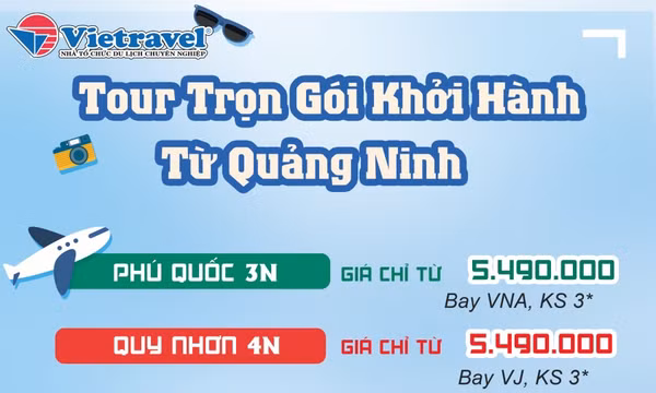 Tour khởi hành từ Quảng Ninh