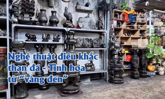 Nghệ thuật điêu khắc than đá - Tinh hoa từ “vàng đen”