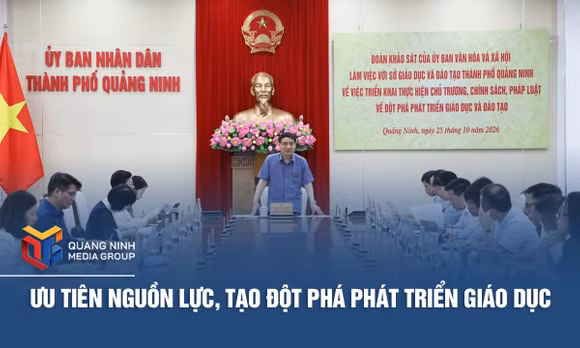 Ưu tiên nguồn lực, tạo đột phá phát triển giáo dục