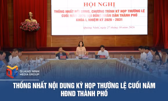 Thống nhất nội dung kỳ họp thường lệ cuối năm HĐND thành phố