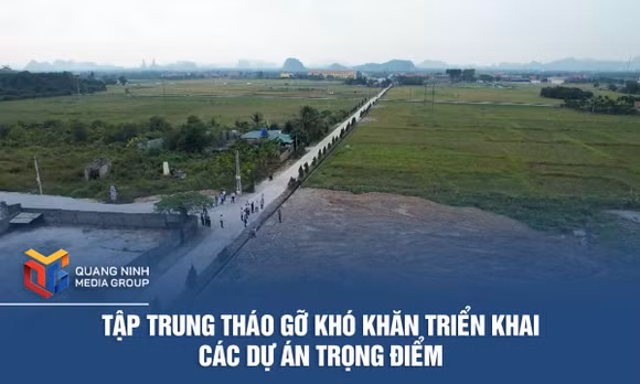 Tập trung tháo gỡ khó khăn triển khai các dự án trọng điểm