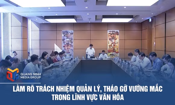 Làm rõ trách nhiệm quản lý, tháo gỡ vướng mắc trong lĩnh vực văn hóa