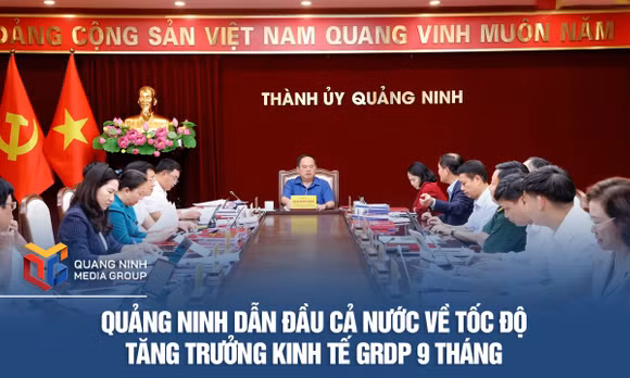 Quảng Ninh dẫn đầu cả nước về tốc độ tăng trưởng kinh tế GRDP 9 tháng