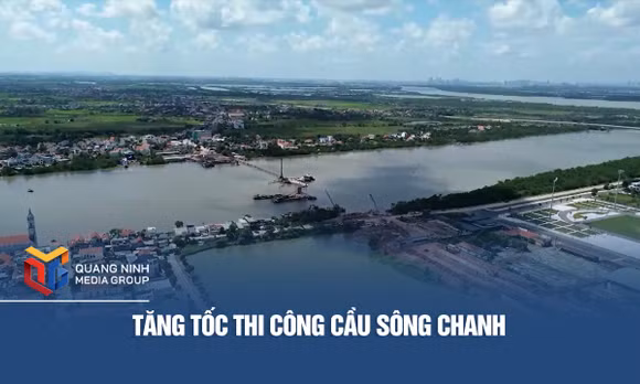 Tăng tốc thi công cầu Sông Chanh