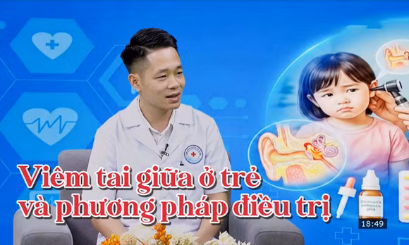Viêm tai giữa ở trẻ và phương pháp điều trị