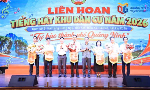 Liên hoan tiếng hát khu dân cư thành phố Quảng Ninh 2026 cụm số 6