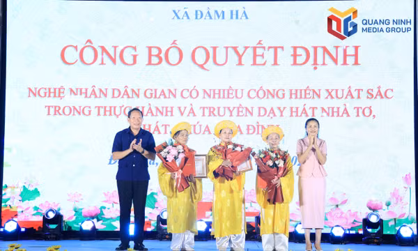 Quảng Ninh có thêm 3 nghệ nhân dân gian Việt Nam