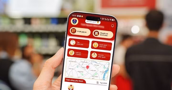 Chức năng “Tra cứu phạt nguội” trên ứng dụng VNeTraffic cho phép người dân kiểm tra thông tin vi phạm giao thông theo biển kiểm soát.