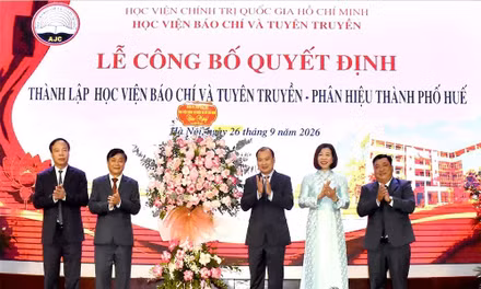 Học viện Báo chí và Tuyên truyền chính thức thành lập Phân hiệu tại thành phố Huế