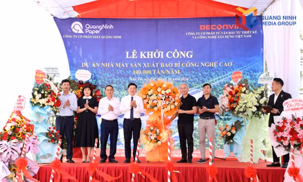 Khởi công Nhà máy sản xuất giấy bao bì công nghệ cao, công suất 140.000 tấn/năm
