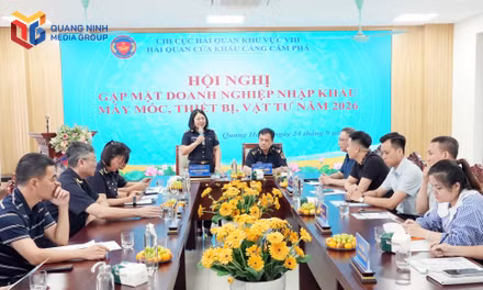 Hải quan cửa khẩu cảng Cẩm Phả tăng thu từ các mặt hàng mới