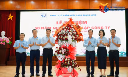 Kỷ niệm 50 năm thành lập Công ty CP Nước sạch Quảng Ninh