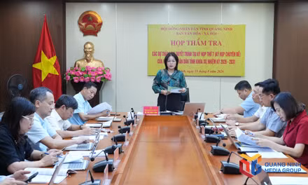 Ban Văn hóa – Xã hội HĐND tỉnh thẩm tra dự thảo nghị quyết trình kỳ họp thứ 7 HĐND tỉnh