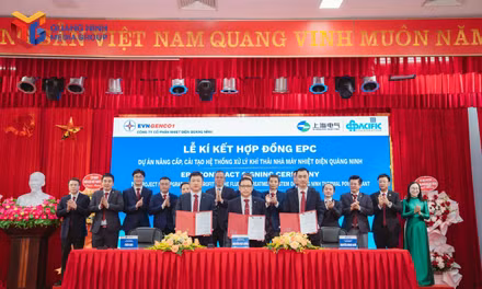 Nhiệt điện Quảng Ninh triển khai nâng cấp hệ thống xử lý khí thải