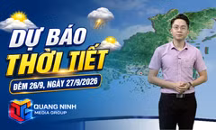 Dự báo thời tiết đêm 26, ngày 27/9/2026