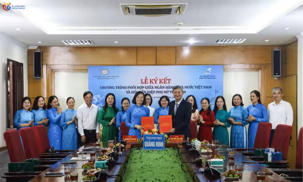 Ngành Ngân hàng và Hội LHPN TP Quảng Ninh ký kết Chương trình phối hợp giai đoạn 2026-2030