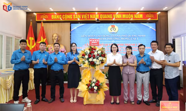 Phường Móng Cái 1: Thành lập 3 Công đoàn cơ sở
