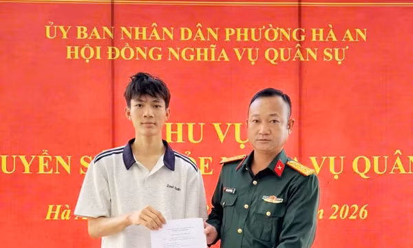 Phường Hà An: Nhiều thanh niên viết đơn tình nguyện nhập ngũ 