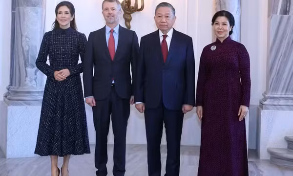 Tổng Bí thư, Chủ tịch nước Tô Lâm hội kiến Nhà vua Frederik X