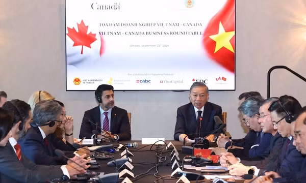 Tổng Bí thư, Chủ tịch nước Tô Lâm dự Tọa đàm Doanh nghiệp cấp cao Việt Nam-Canada