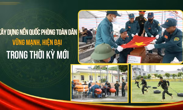 Xây dựng nền quốc phòng toàn dân vững mạnh, hiện đại trong thời kỳ mới