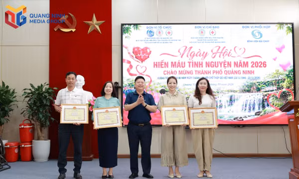 Xã Quảng Tân tổ chức Ngày hội Hiến máu tình nguyện năm 2026