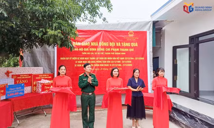 Khánh thành “Nhà đồng đội” cho gia đình quân nhân có hoàn cảnh khó khăn