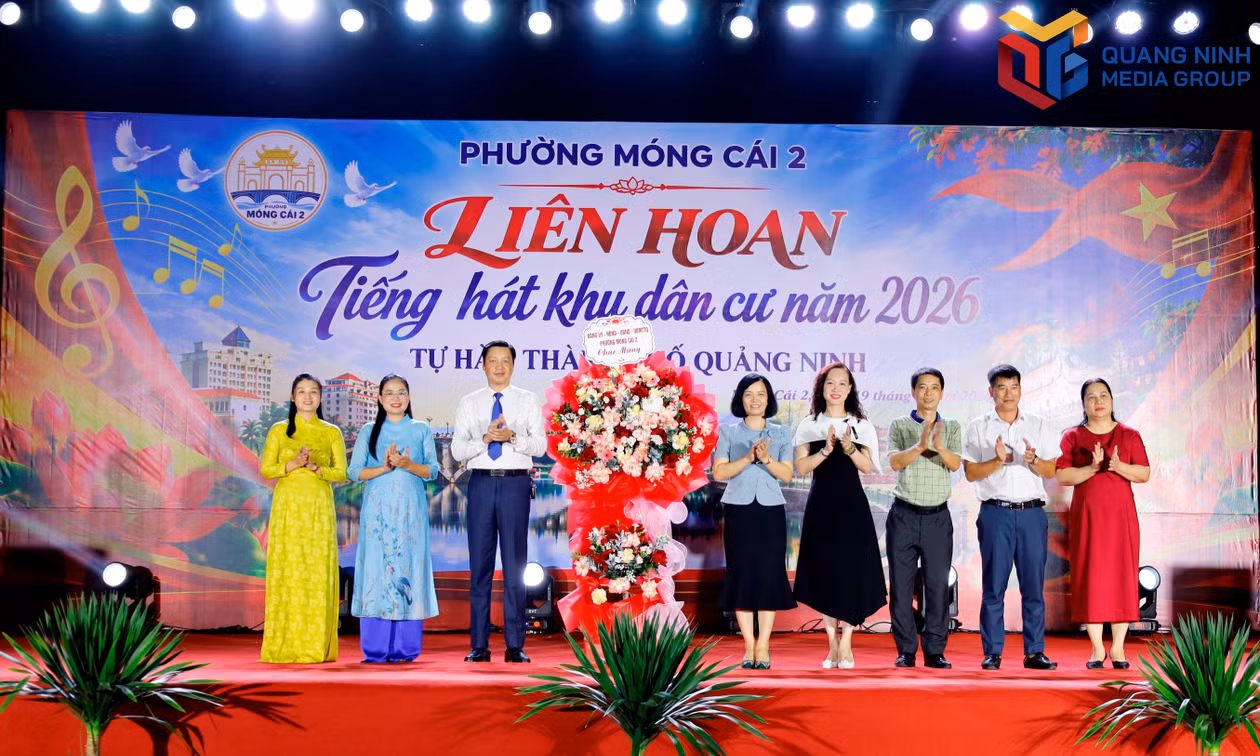 Phường Móng Cái 2: Rộn ràng Liên hoan Tiếng hát khu dân cư năm 2026