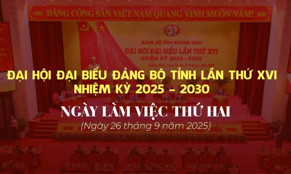 Ngày làm việc thứ 2 Đại hội Đại biểu Đảng bộ tỉnh lần thứ XVI, nhiệm kỳ 2025 - 2030