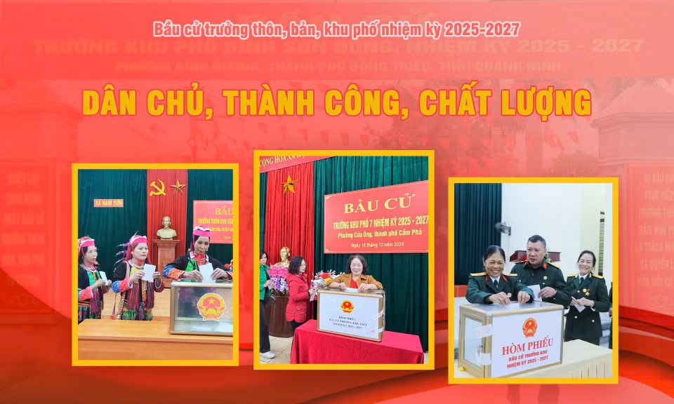Bầu cử trưởng thôn, bản, khu phố nhiệm kỳ 2025-2027: Dân chủ, thành công, chất lượng