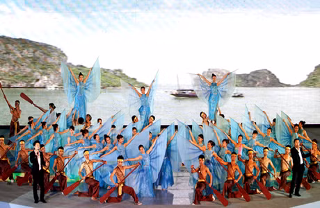 Tiết mục múa hát “Hò biển”.