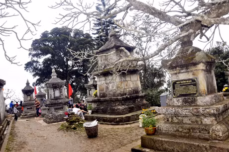 Vườn tháp Yên Tử.