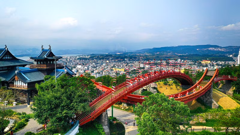 Công viên sunworld HaLong Park luôn là điểm hấp dẫn du khách khi đến Quảng Ninh. Ảnh: Hùng Sơn