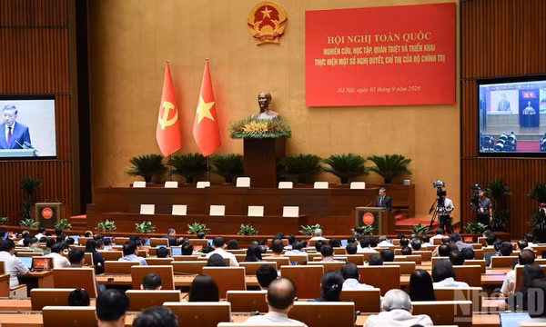 Quang cảnh Hội nghị. (Ảnh: TRẦN HẢI)