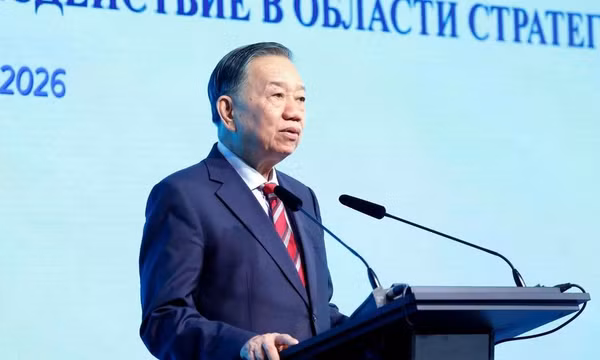 Tổng Bí thư, Chủ tịch nước Tô Lâm phát biểu. (Ảnh: Thống Nhất/TTXVN) 