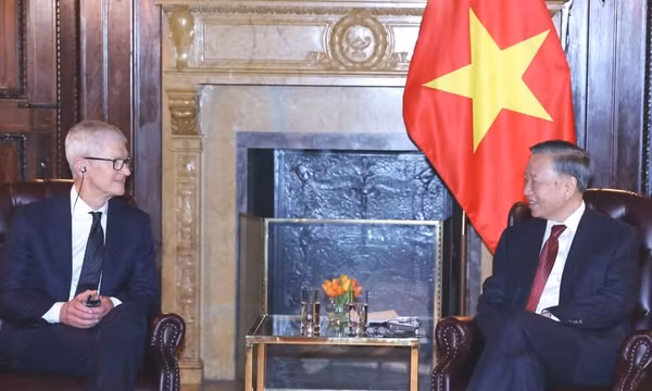 Tổng Bí thư, Chủ tịch nước Tô Lâm tiếp lãnh đạo một số Tập đoàn Hoa Kỳ