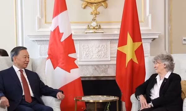 Tổng Bí thư, Chủ tịch nước Tô Lâm hội kiến Toàn quyền Canada Louise Arbour